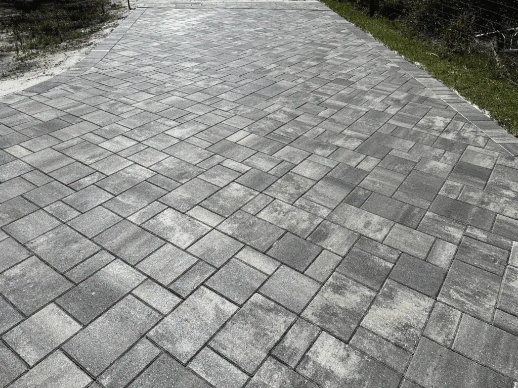 Sealed pavers in Brevard County, Florida by Rising Tide Paver Sealing