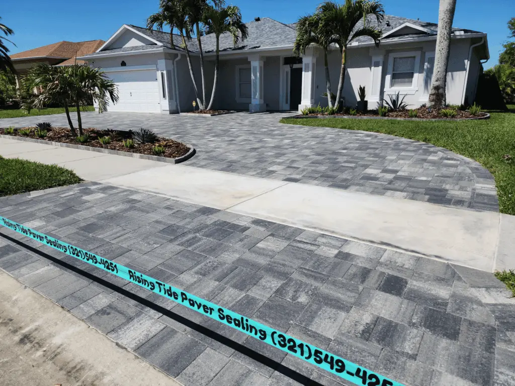 Professional paver sealing in Brevard County, Florida by Rising Tide Paver Sealing