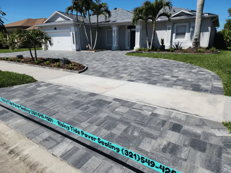 Professional paver sealing in Brevard County, Florida by Rising Tide Paver Sealing